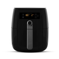 Black Steel Premium Air Fryer - Image 2