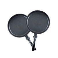 Simple Black Steel Pan Set - Image 2