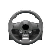 Simple Black Leather Steering Wheel - Image 3